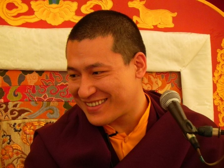 Karmapa u toku predavanja